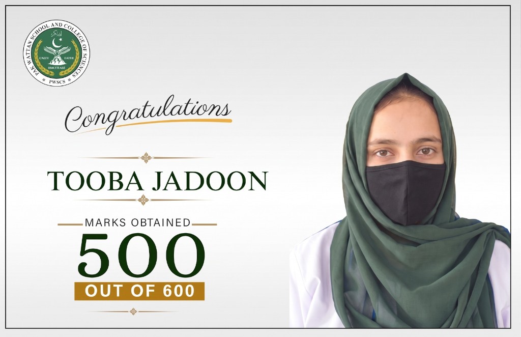 F.Sc-I outstanding student — 500 marks out of 600
